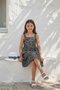 Black Girl's Fedora Hat and Zebra Patterned Strappy Summer Dress 24629 - 5