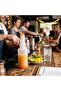 Reserve & Serve Bottle 1L Orange Professional Bar Juice Dispenser Pour Spout Bartender - 5