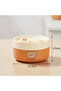 - Stainless steel lunch box with food jar . - 6