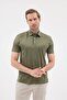 Polo Collar 100% Mercerized Cotton Men's T-Shirt - 3