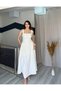 Square Neck Long Length Casual Special Occasion Women's Dress - 2