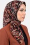 قميص نسائي مطرز بنمط عصري باللون الأسود البرقوقي