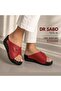 Dr. Sabo Women's Airmax Orthopedic Summer Slippers Premium Daily Comfortable Leather Slippers - 3