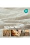 Double Duvet Cover 3 Pcs Set 100% Linen Cotton Like with Washed, 200x200 cm, Solid Color