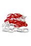 Plastic Chain Red White (5 Meters) - 2