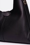Women's Shoulder Bag – Stylish Daily Handbag with Magnet Closure in Black - 5