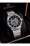 Automatic Luxury Series Men's Watch Steel Strap 5 Atm Water Resistant 2 Years Warranty Rw.Eo.001