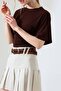 Women's Sandy Side Gathered Short Sleeve Blouse - 6