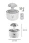 Rain Effect Air Humidifier Aromatherapy Diffuser 300 ml Remote Control 7 Colors Led Timed Silent Operation - 6
