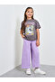 Girls Wide Leg Joggers with Adjustable Drawcord - 2