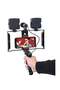 AY-49X Professional Vlogging Kit - All In One Video Making Kit with Dual LED Lights, Smartphone Holder, Microphone & Tripod for Content Creation