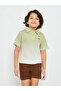 Boys Dip Dye Polo T-Shirt with Placement Emrboidery