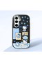 Black Silicone Case Compatible with Samsung Galaxy S24 with Shock-Absorbing Camera Protections