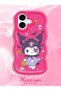 iPhone 17 Compatible Case Camera Protector Red Silicone Couple Phone Case Cartoon Pattern - 2