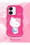 Vivo Y36 5g Compatible Case Camera Protector Red Silicone Couple Phone Case Kitty Pattern - 2