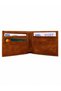 Men's Genuine Leather Tan Wallet with Removable Card Holder - 5