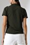 Women's Stoned Sandy Draped High Neck Blouse - 8