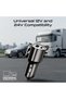 VoltGuard 55.5W Dual-Port Car Charger with Window Breaker | 55.5w, USB-C Power Delivery, Quick Charging USB-A, Seatbelt Cutter, Zinc Alloy Body, 12V/24V Compatible - 6