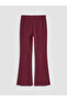 Lcw Kids Burgundy Printed Girls' Set - 7