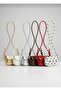Women's Red Mini Shoulder and Crossbody Bag - 7