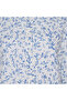 Linen Blend Floral Print Shirt with Balloon Sleeves - 2