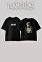 Eminem_20 Design Printed Unisex Oversize Black Tshirt