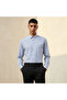 Men Regular Fit Collared Striped Long Sleeves Shirt