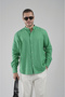 Trend Biz Classic Regular Fit Stand Collar Linen Shirt