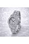 STAINRONN Silver Crystal Women’s Watch Steel Strap Elegant Quartz - 3