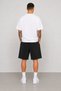2 Pieces Black-Grey Oversize Fit Shorts Bermuda Comfortable Fit Anti-Sweat Summer Wear - 3