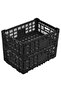Set of 2 Sturdy Foldable Storage Crates (60x40x22 cm) – Large Collapsible Baskets for Kitchen, Kids' Room, or Office – Black - 2