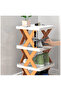 6-Tier Shoe Rack Storage Organizer with Sturdy X-Frame Support Premium PP Shelves, Space-Saving Multi-Layer Shoe Stand for Entryway, Bedroom, Closet & Living Room - 4