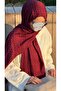 Premium Cotton Jacquard Shawl-Burgundy - 3