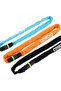 Fabric Covered 4-Digit Combination Bicycle and Scooter Chain Lock 120 cm - Orange Color - 2