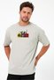 Unisex Oversize Embroidered Deadpool & Wolverine Anime Design 100% Cotton T-Shirt - 2