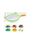 Children's Pool and Sea Toy Underwater Fish Catching Diving Game Set (6 Colorful Fish and Scoop) - 4