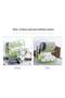 2-Tier Dish Drying Rack With Removable Drain Board Green 41.50 x 14.00 x 25.50cm - 2