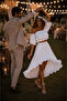 Aurora Bride Ayrobin Asymmetrical Maxi Skirt Set, Outdoor Shooting Set - 4