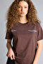 100% Cotton Oversized Crew Neck Printed Short Sleeve T-Shirt H5777Ax26Sm - 3