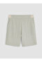 Lcw Everyday Green Elastic Waist Soft Touch Women's Shorts