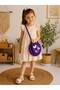 Hand Knitted Butterfly Detailed Cotton Macrame Children's Shoulder Bag