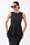 Women's Flounced Polka Dot Sleeveless Blouse 260629 - - 2