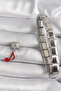 316L الصلب الفضة اللون الأحمر الموسيقية ملاحظة نموذج سحر التصنيف - 2