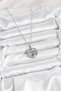 316L Steel Chain Silver Color Zircon Stone Butterfly Women's Necklace - 2