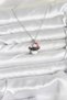 316L Steel Chain Silver Color Christmas Themed Women's Necklace with Snowman Figure - 2