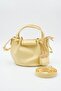 Terron Yellow Matte Leather Women's Shoulder Bag - 2