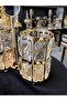 Crystal Large Stone Gold Spoon Holder Presentation Dish - 2