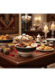 Black & White Premium Melamine Serving Bowl – 8 Inch - 4