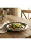 Premium Black & White Melamine Dinner Plate 8.5 Inch - 2