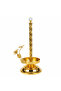 Maximan Golden Metal Paper Towel Holder | Twisted Crystal Top | 35×12 cm